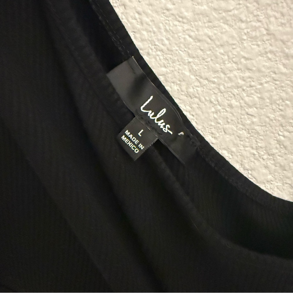 Lulus Spice Things Up Black Ribbed One-Shoulder
Cutout Midi Dress - Picture 5 of 6